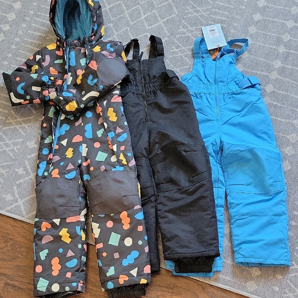 cat and jack Colorful Kids' Snowsuit lot 4T